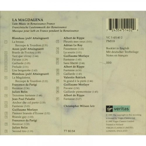 Christopher Wilson - La Magdalena: Lute Music In Renaissance France (2000)