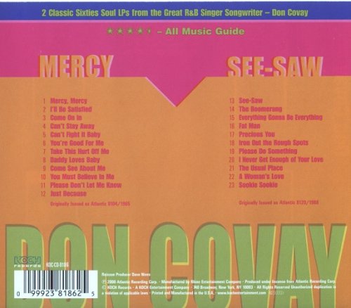 Don Covay - Mercy `65 / See-Saw `66 (2000)