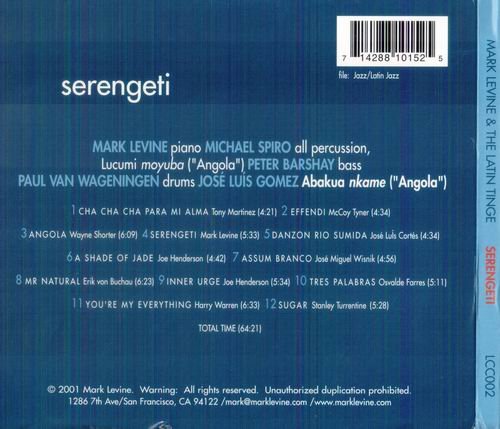 Mark Levine & The Latin Tinge - Serengeti (2001)