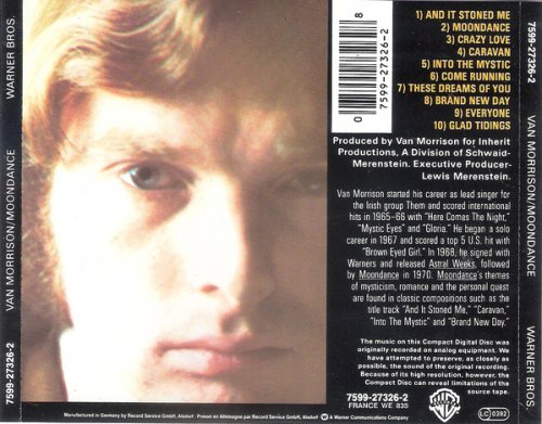Van Morrison - Moondance (1990) CD-Rip
