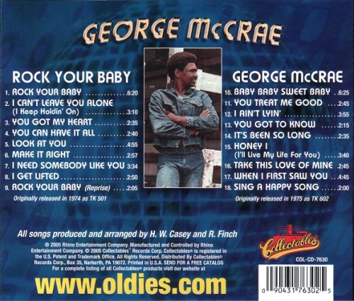 George McCrae - Rock Your Baby `74 / George McCrae `75 (2005)