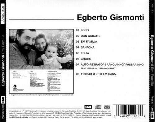 Egberto Gismonti - Em Familia (1981) FLAC