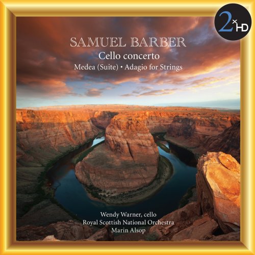 Wendy Warner - Samuel Barber: Cello Concerto - Medea Suite - Adagio for Strings (2014) [Hi-Res]
