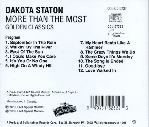 Dakota Staton - More Than the Most! (Remastered) (1991)