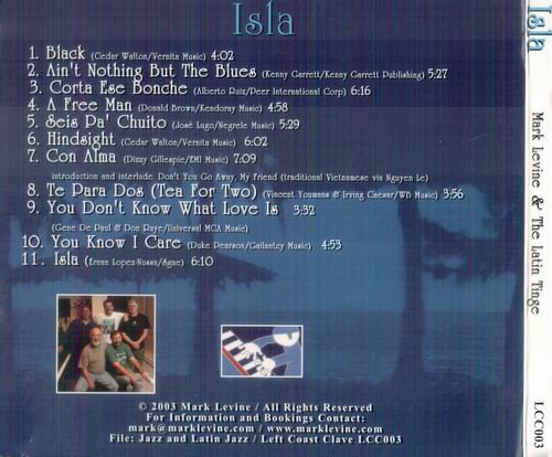 Mark Levine & The Latin Tinge - Isla (2003) CD Rip