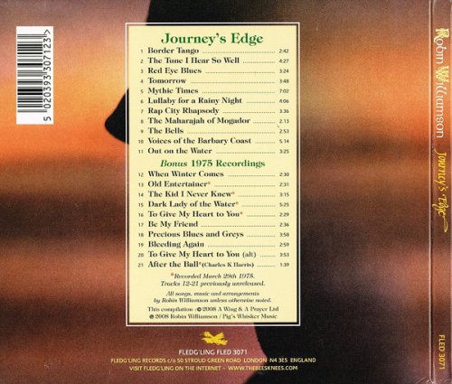 Robin Williamson & His Merry Band - Journey's Edge (Reissue, Remastered) (1977/2008)