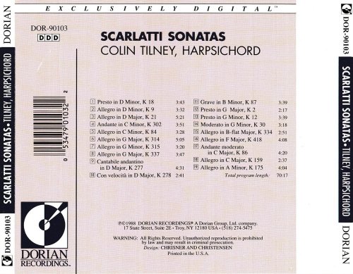 Colin Tilney - Scarlatti: Sonatas (1988)