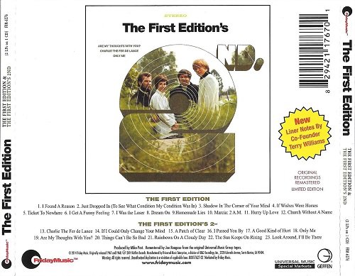 The First Edition - The First Edition & The First Edition's 2nd (Reissue, Remastered) (1972-73/2014)