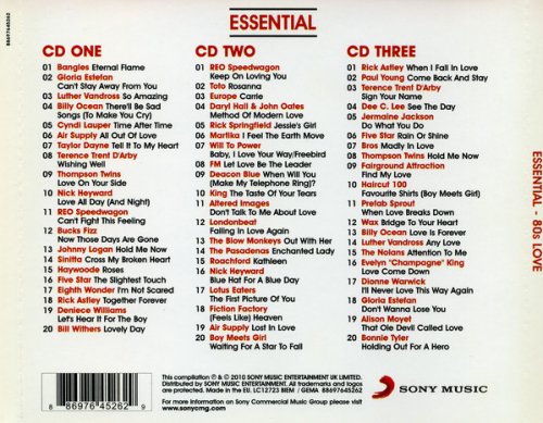 VA - Essential 80s Love  (2010)