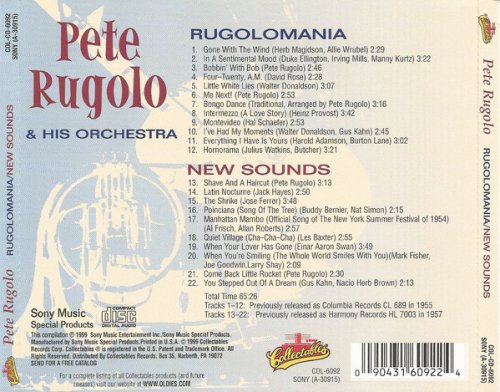 Pete Rugolo - Rugolomania / New Sounds (1999)