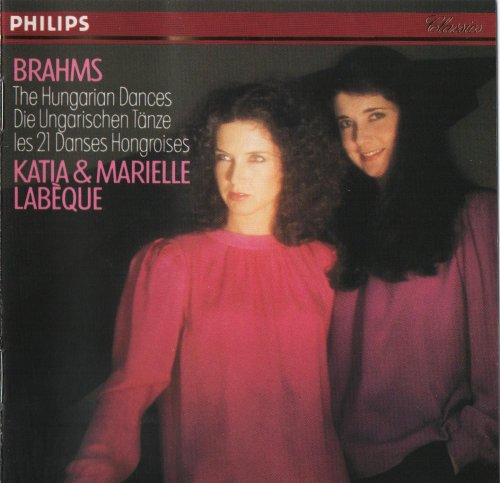 Katia & Marielle Labèque - Brahms: 21 Hungarian Dances for piano duet (1986)