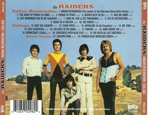 The Raiders - Indian Reservation / Collage (Reissue) (1970-71/2009)