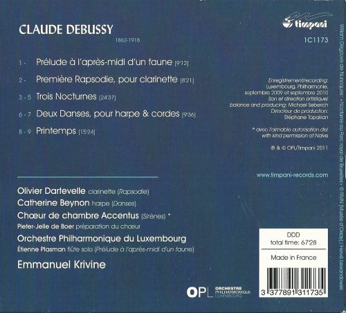 Emmanuel Krivine, Orchestre philharmonique du Luxembourg - Claude Debussy: Orchestral Works, Vol. 2 (2012)