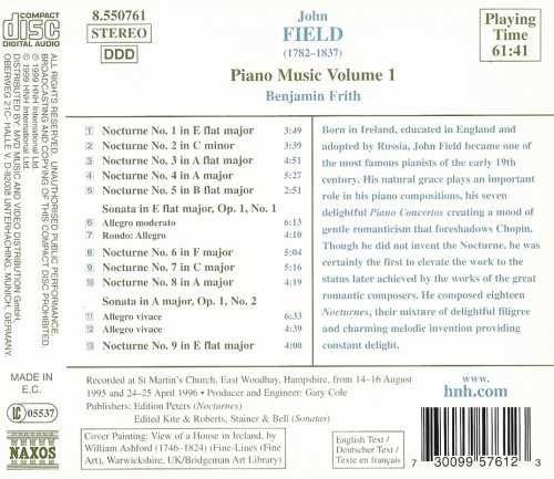 Benjamin Frith - John Field: Piano Music, Vol. 1: Nocturnes and Sonatas (1999)