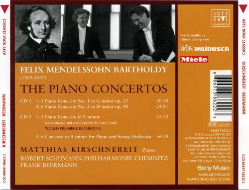 Matthias Kirschnereit - Mendelssohn: The Piano Concertos (2009)