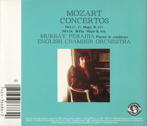 Murray Perahia, English Chamber Orchestra - Mozart: Piano Concertos Nos. 17 & 18 (1983)