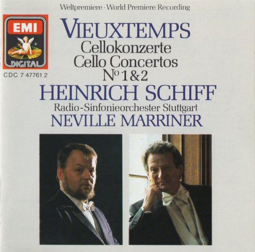 Heinrich Schiff, Radio-Sinfonieorchester Stuttgart, Sir Neville Marriner - Vieuxtemps: Cello Concertos Nos. 1 & 2 (1987)
