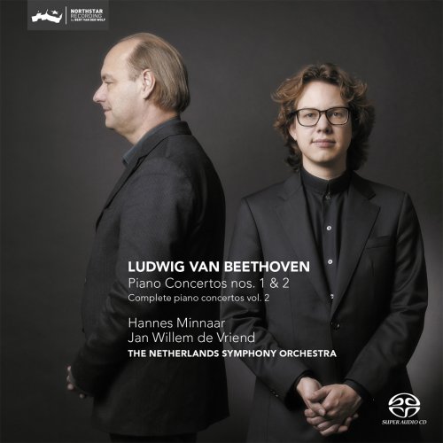 Hannes Minnaar, Jan Willem de Vriend - Beethoven: Piano Concertos Nos. 1 & 2 (2016) [DSD256]