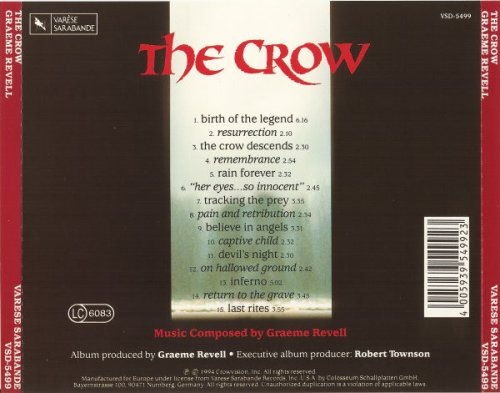 Graeme Revell - The Crow (Original Motion Picture Score) (1994)