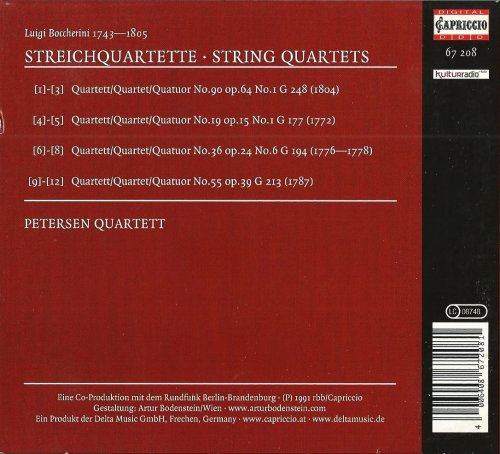 Petersen Quartett - Boccherini: String Quartets (2008)