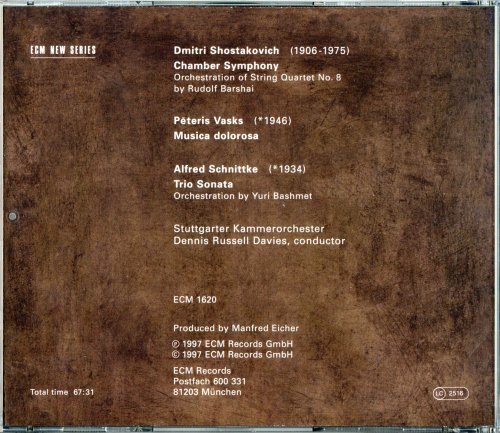 Dennis Russell Davies, Stuttgarter Kammerorchester - Shostakovich, Vasks, Schnittke: Dolorosa (1997)