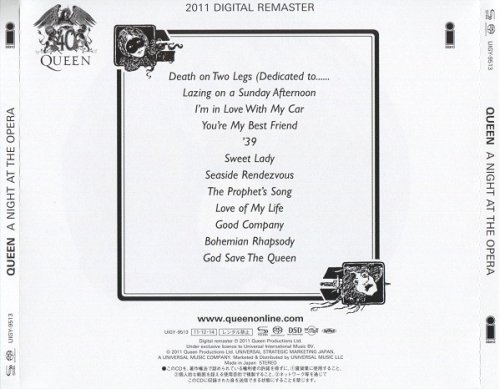 Queen - A Night At The Opera (1975/2011) [SACD]