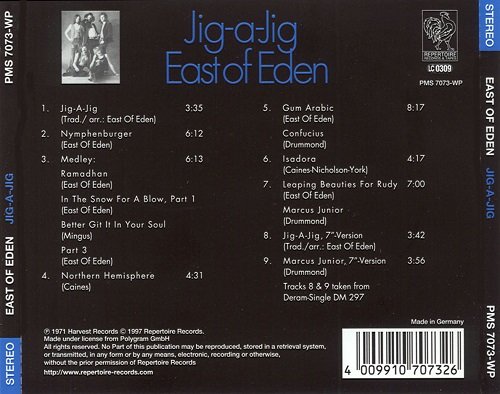 East of Eden - Jig-A-Jig (Reissue) (1971/1997)