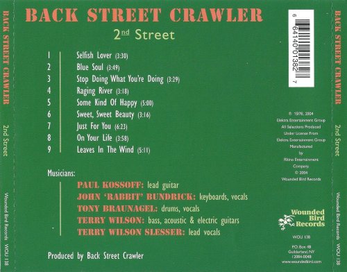 Back Street Crawler - 2nd Street (2004)