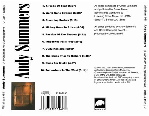 Andy Summers - A Windham Hill Retrospective (1998)