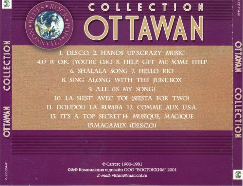 Ottawan - Collection OTTAWAN (2001) CD-Rip