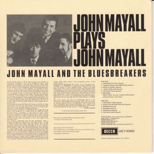 John Mayall - John Mayall Plays John Mayal (Japan SHM-CD 2007)