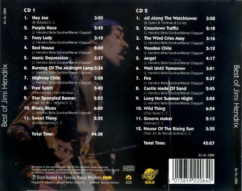 Jimi Hendrix - Best Of (1999)