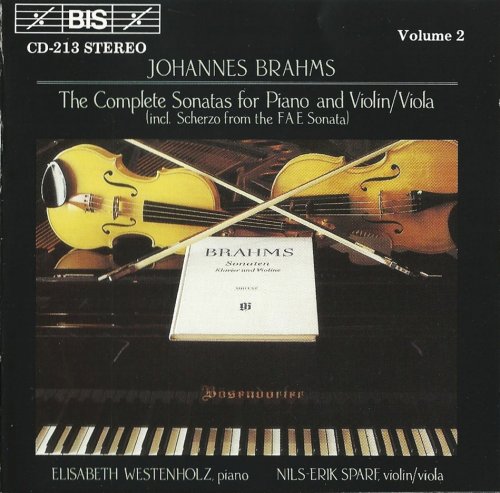 Nils-Erik Sparf, Elisabeth Westenholz - Brahms: Complete Sonatas for Violn & Viola, Vol.2 (1988)