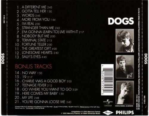 Dogs - Different (Reissue, Remastered) (1979/2003)