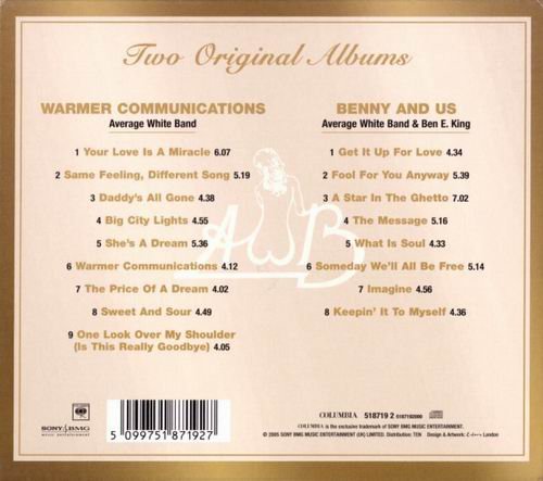Average White Band - Warmer Communications & Benny And Us (2005)