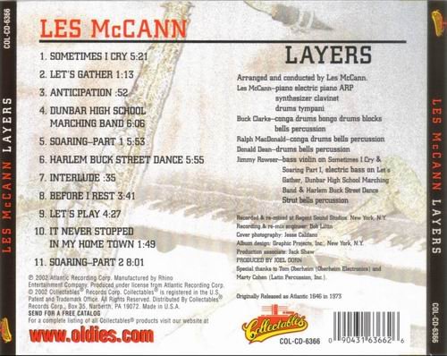 Les McCann - Layers (1973) CD Rip