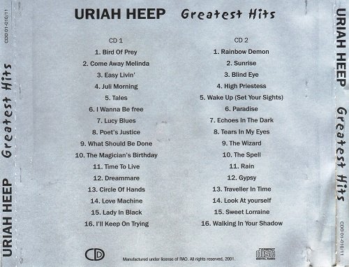 Uriah Heep - Greatest Hits (2001)