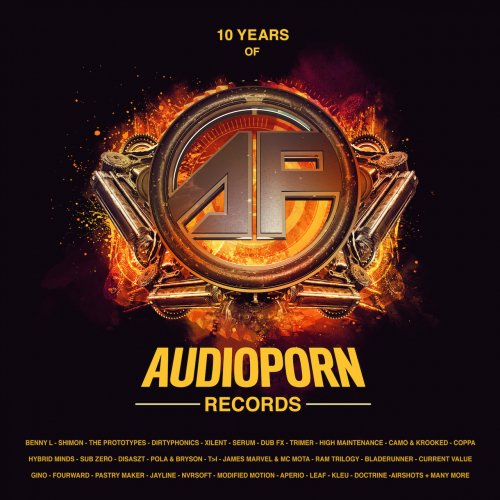 Various Artists - 10 Years Of Audioporn Records LP (2018) flac