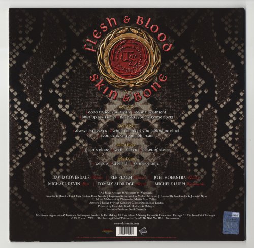 Whitesnake - Flesh & Blood (2019) LP