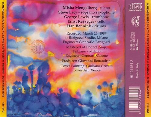 Misha Mengelberg, Steve Lacy, George Lewis, Ernst Reyseger, Han Bennink - Dutch Masters (1992)