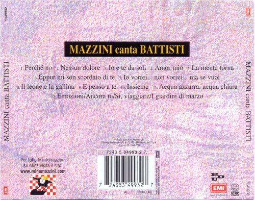 Mina - Mazzini Canta Battisti (Remastered 2001)