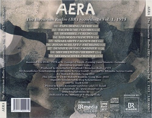 Aera - The Bavarian Broadcast (BR) Recordings Vol. 1, 1975 (2010)