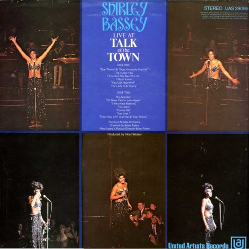 Shirley Bassey ‎-  Live At Talk Of The Town (1970)