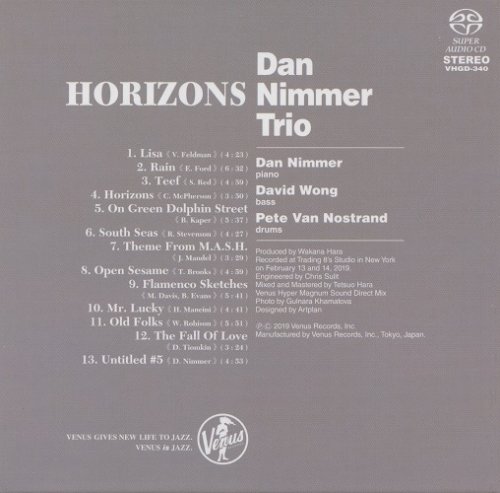 Dan Nimmer Trio - Horizons (2019) [SACD]