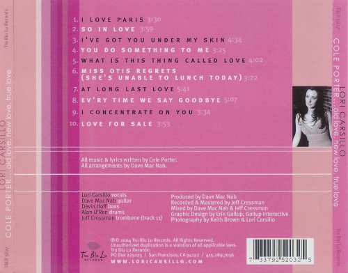 Lori Carsillo - Cole Porter: Old Love, New Love, True Love (2004)