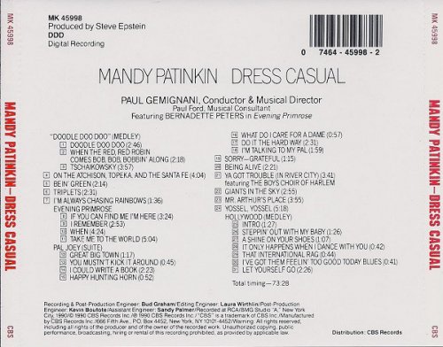 Mandy Patinkin - Dress Casual (1990)
