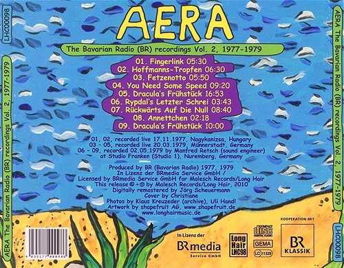 Aera - The Bavarian Radio (BR) Recordings Vol. 2, 1977-1979 (2010)