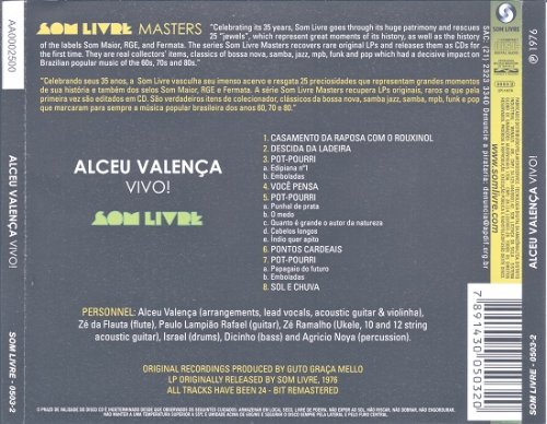 Alceu Valenca - Vivo! (Reissue, Remastered) (1976/2006)