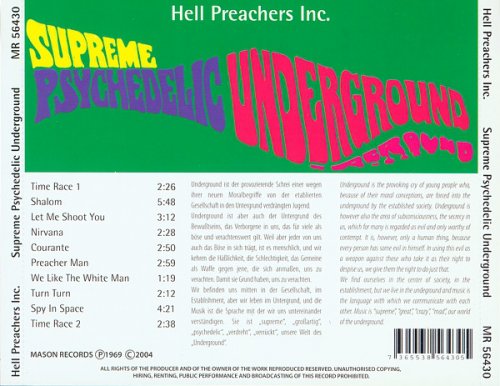 Hell Preachers Inc. - Supreme Psychedelic Underground (Reissue) (1969/2004)