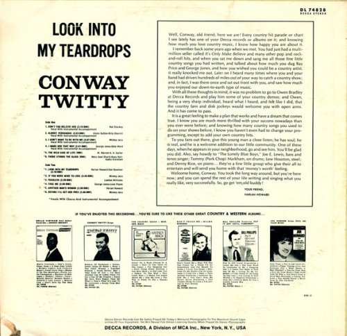 Conway Twitty - Look Into My Teardrops (1966)